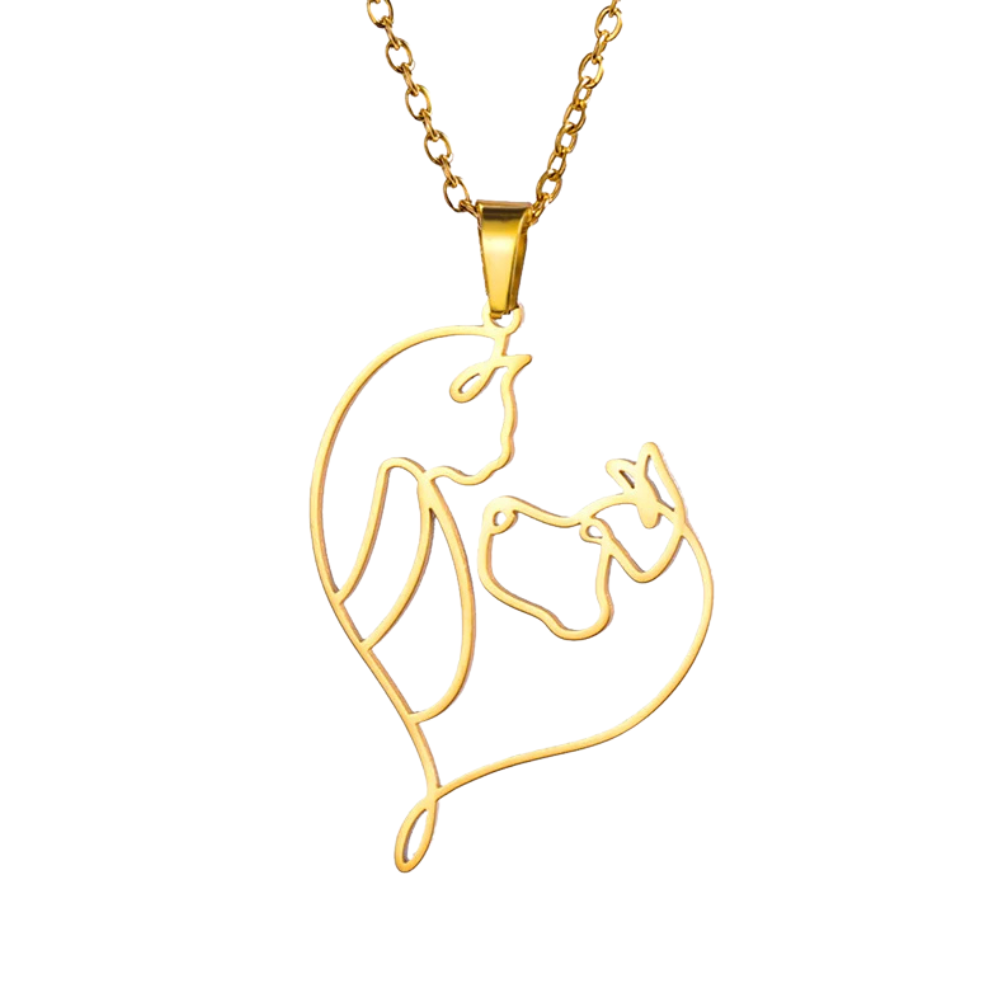 Collier Chat Chien Amour