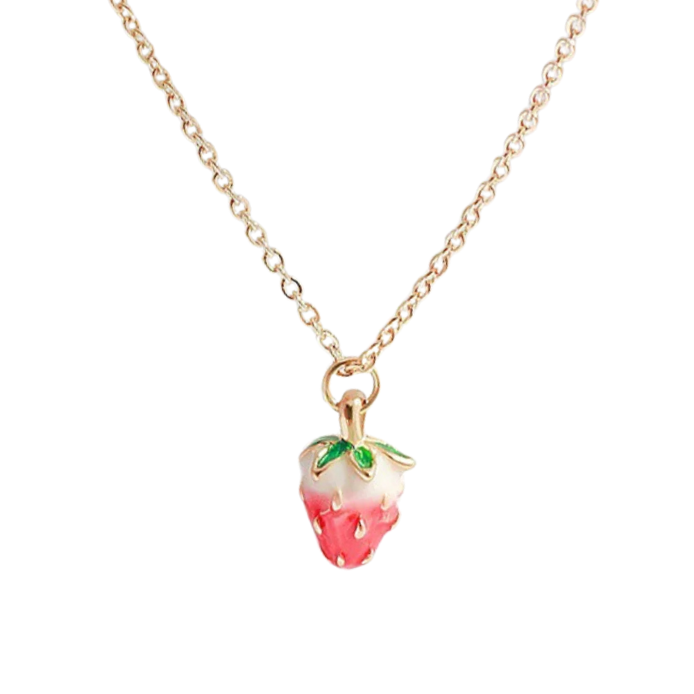 Collier Fraise Fille