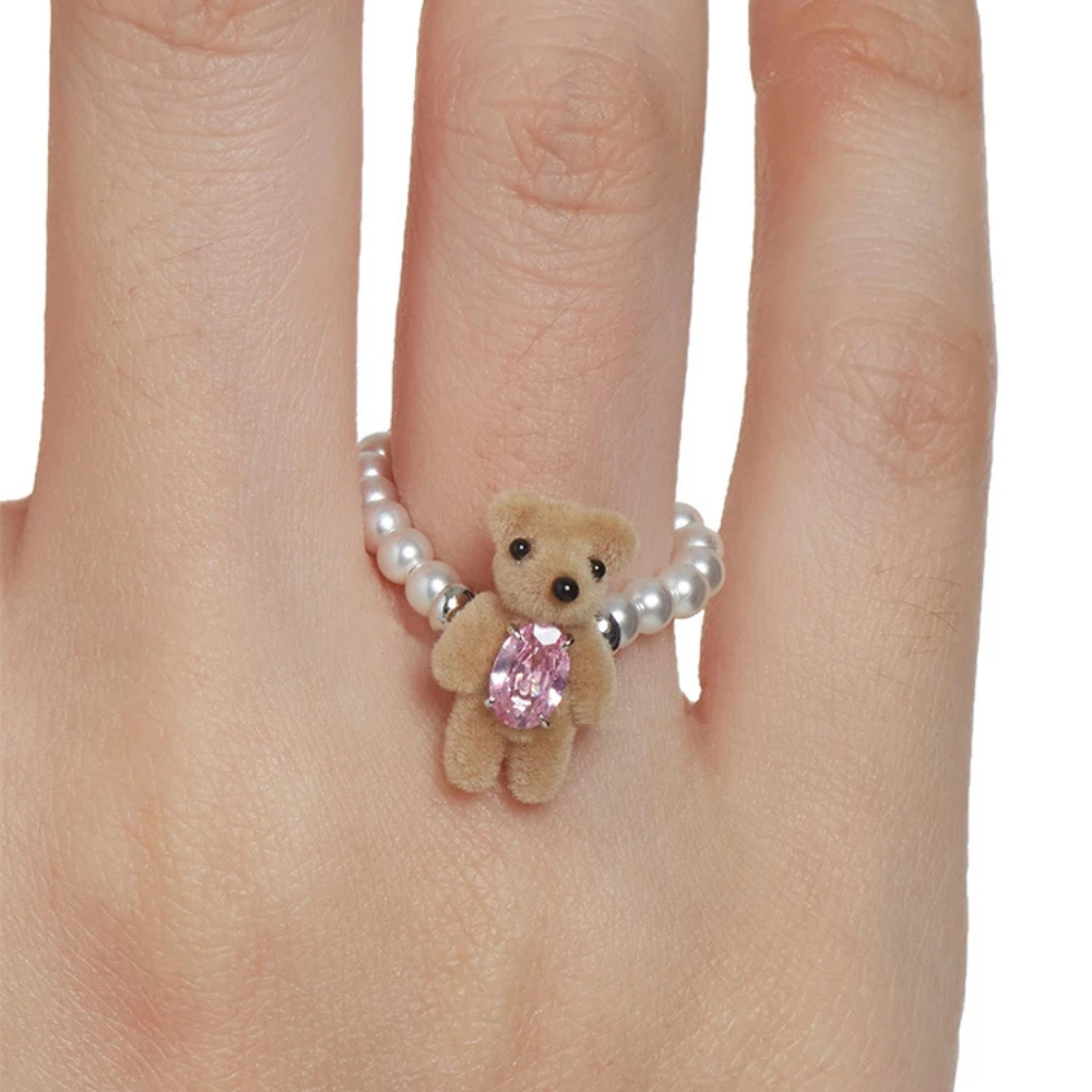 Bague Ourson en Peluche FEMME