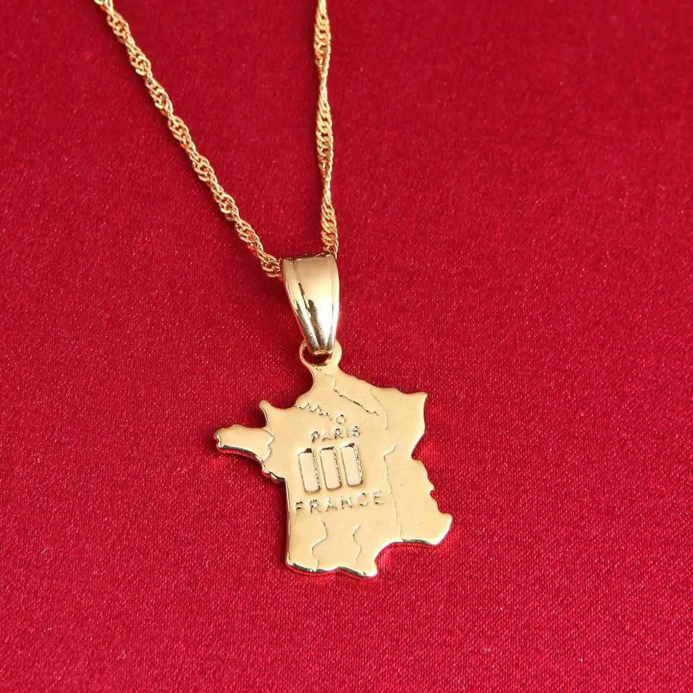 Pendentif France doré