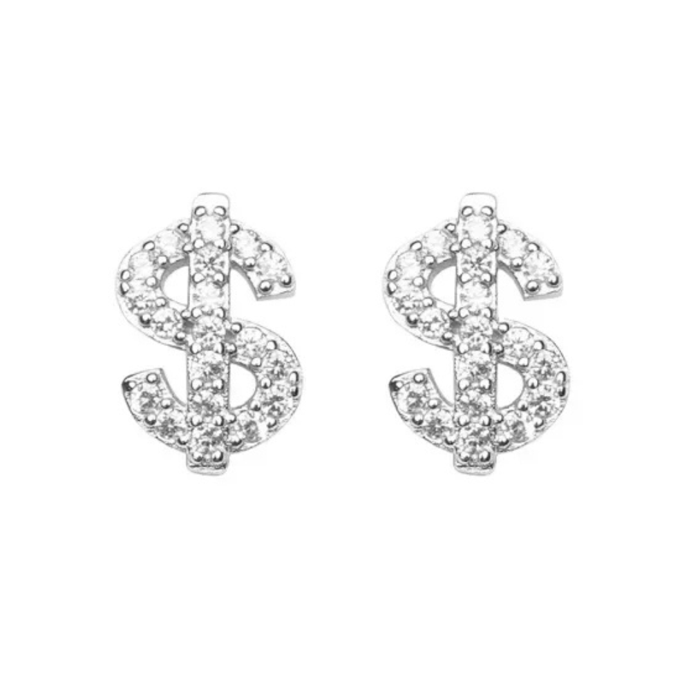 Boucles d'Oreilles Dollar Strass