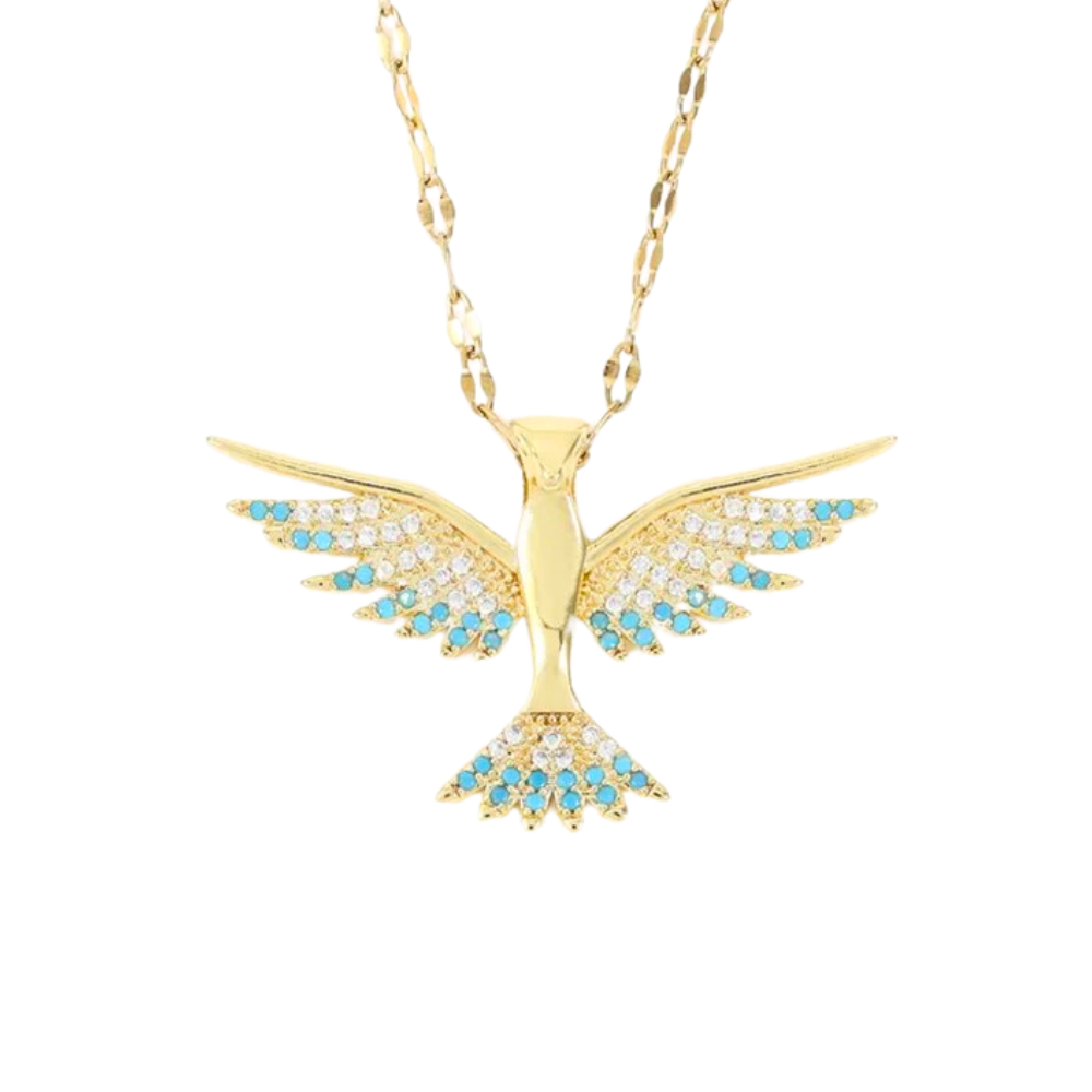 Collier Phœnix Bleu