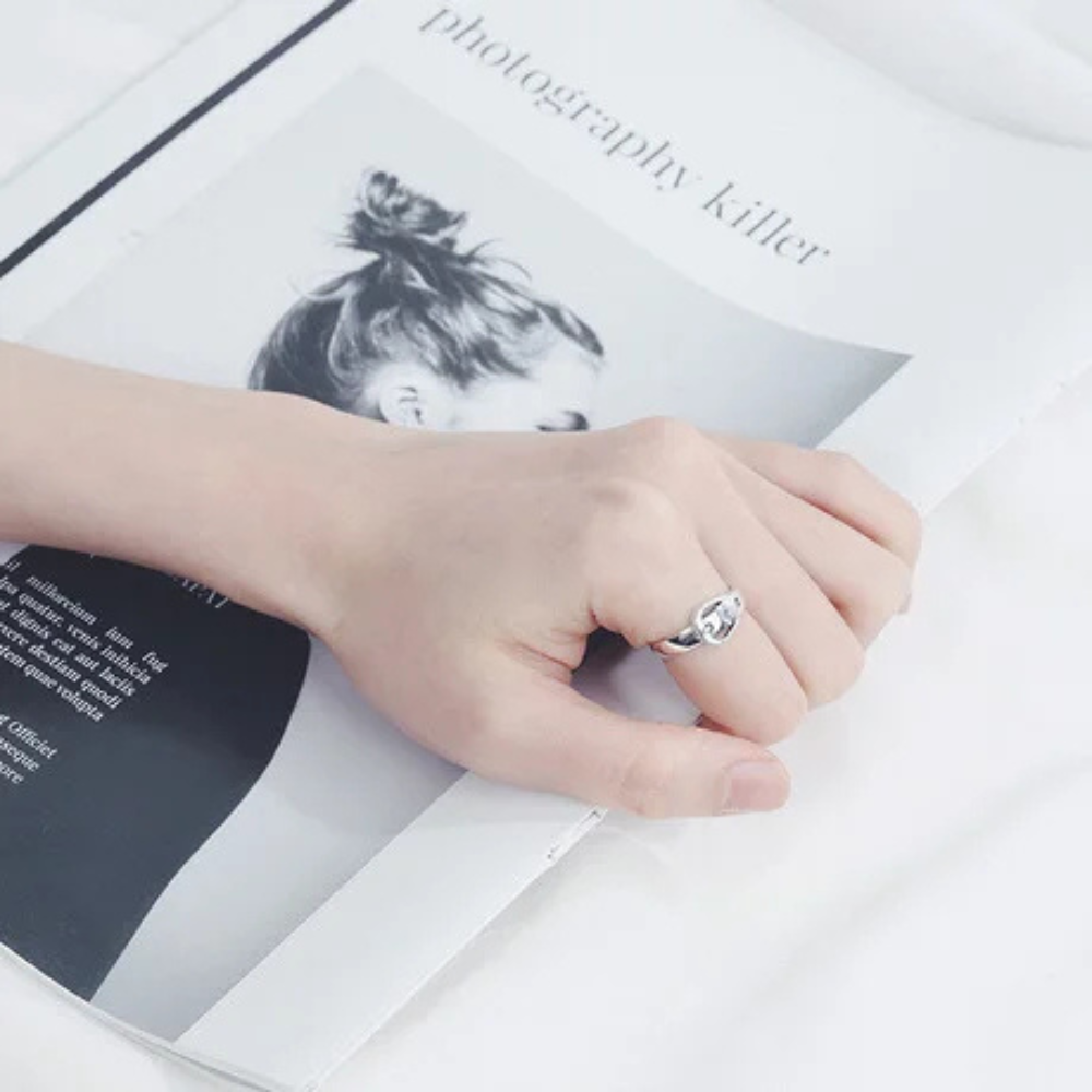 Bague Ceinture Argent