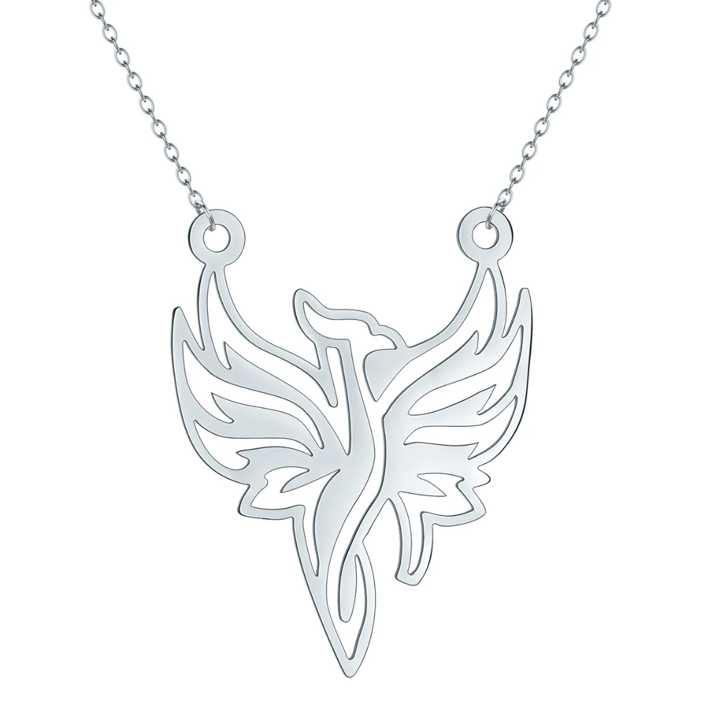 Collier Phœnix Acier Inoxydable argent