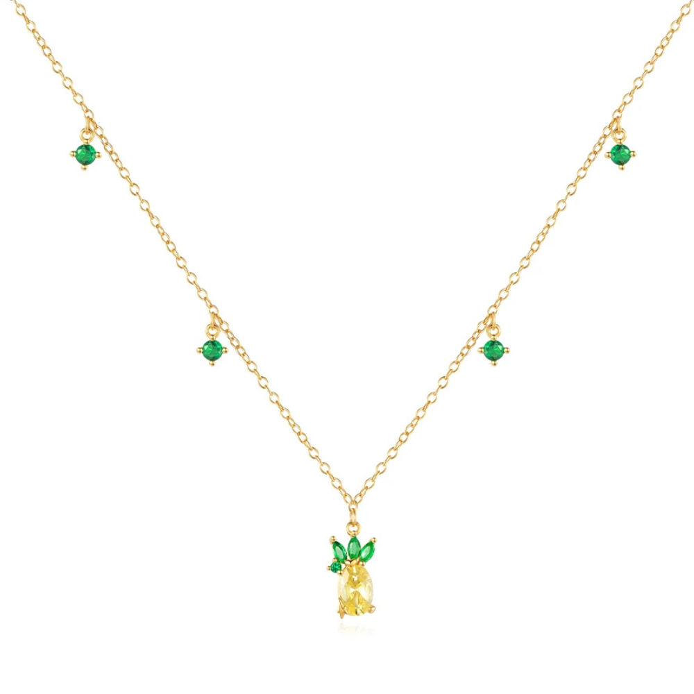 Collier Ananas Femme