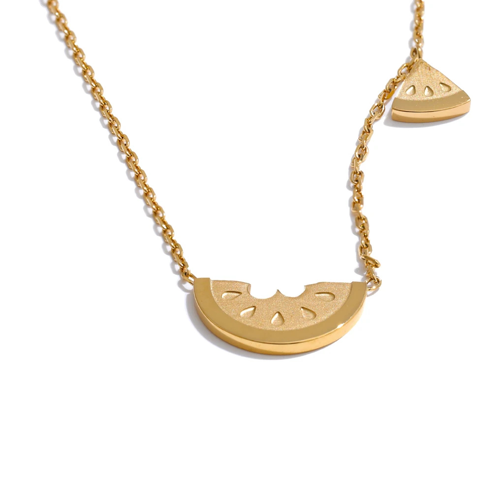 Collier Pastèque Doré