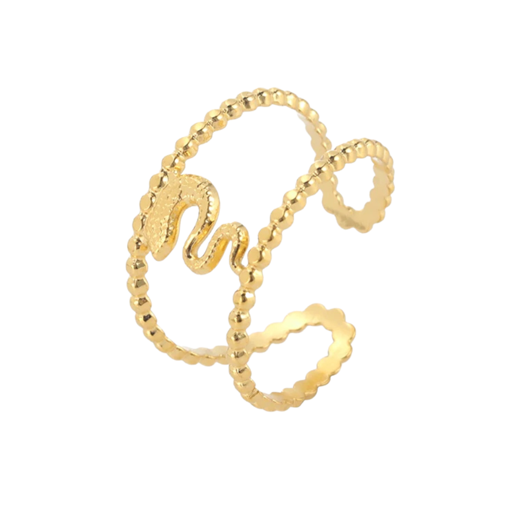 Bague Serpent Fine Dorée
