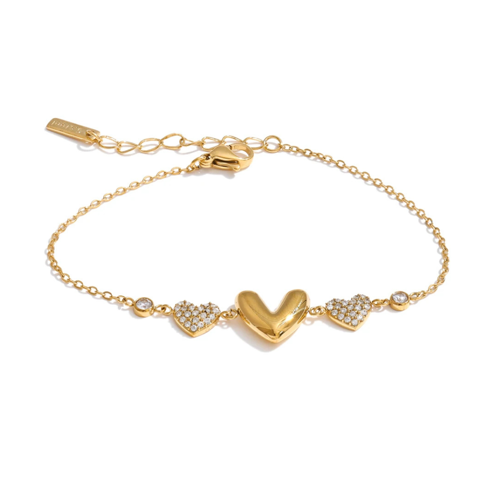 Bracelet Triple Coeur
