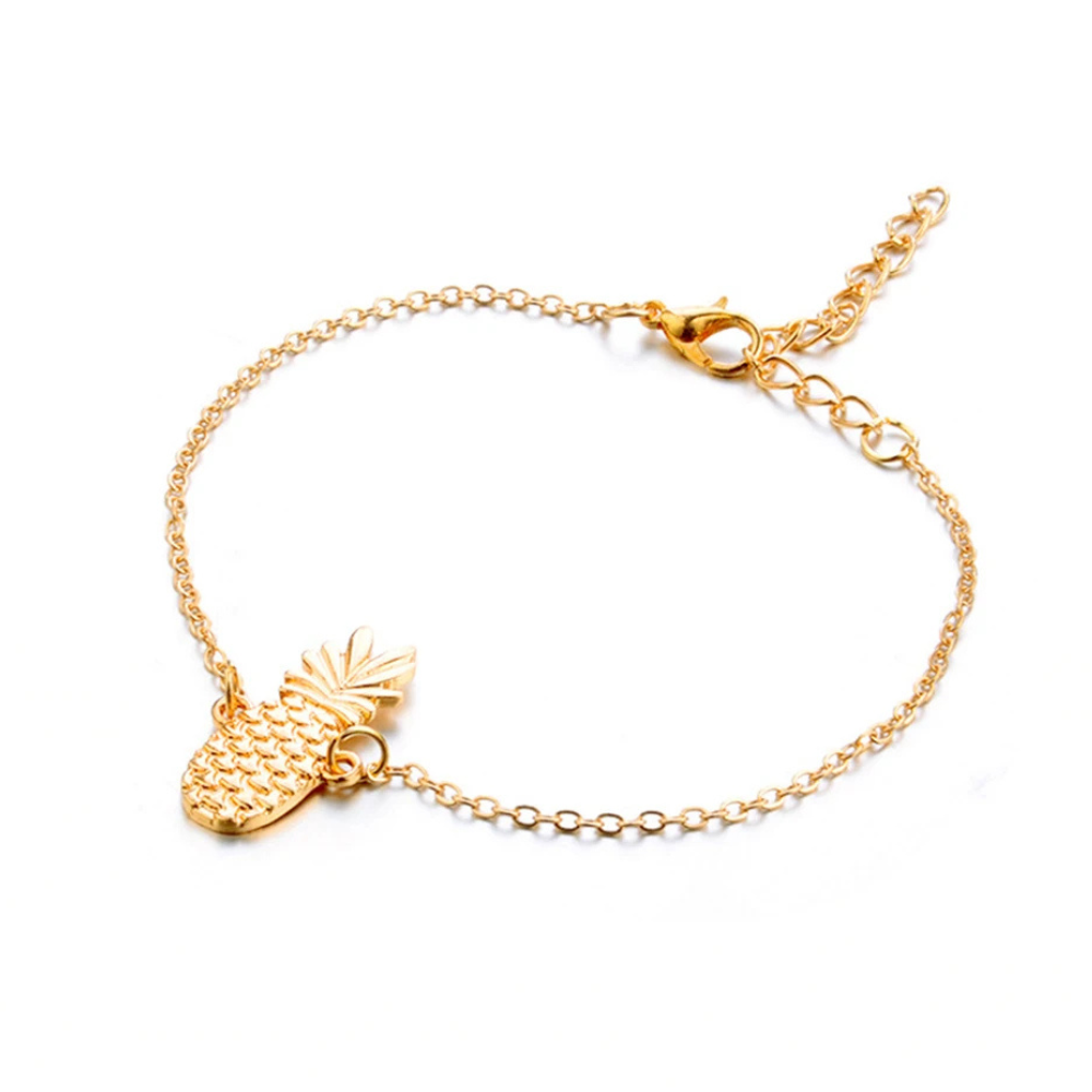 Bracelet Cheville Ananas Femme