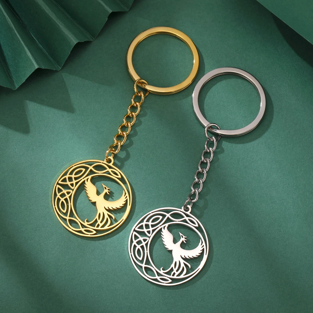 Porte Clé Phoenix pendent