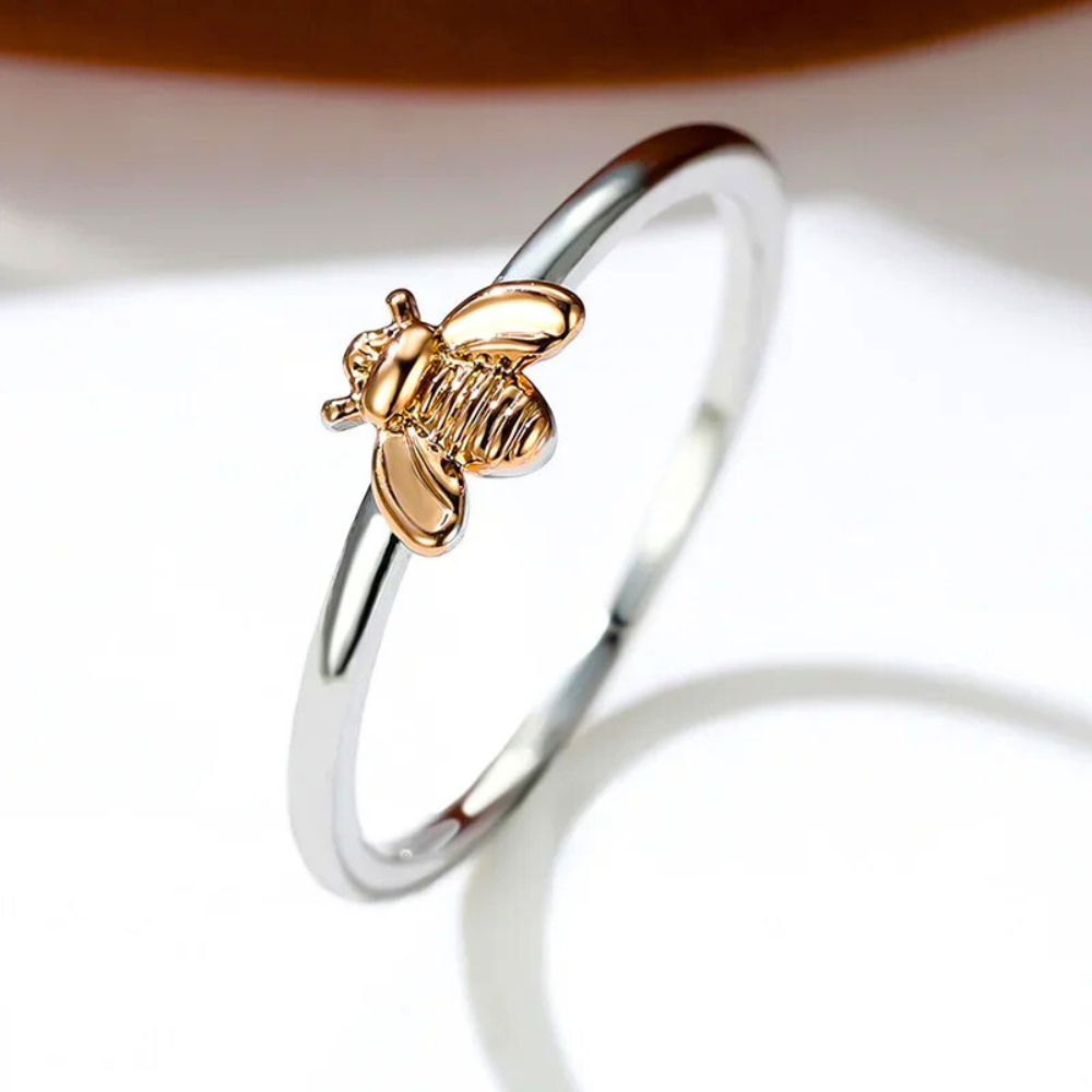 Bague Abeille Or et Argent