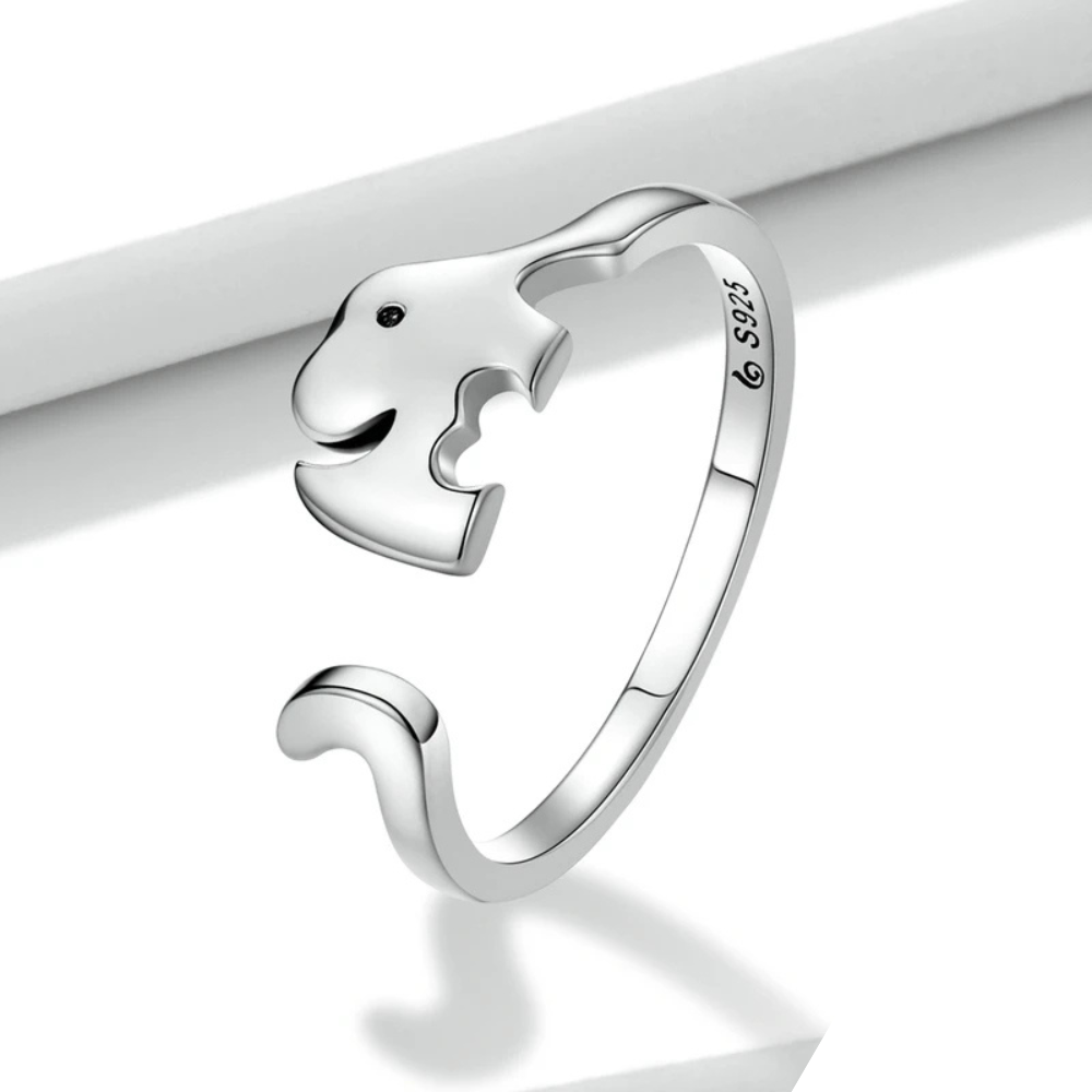 Bague Éléphant argent
