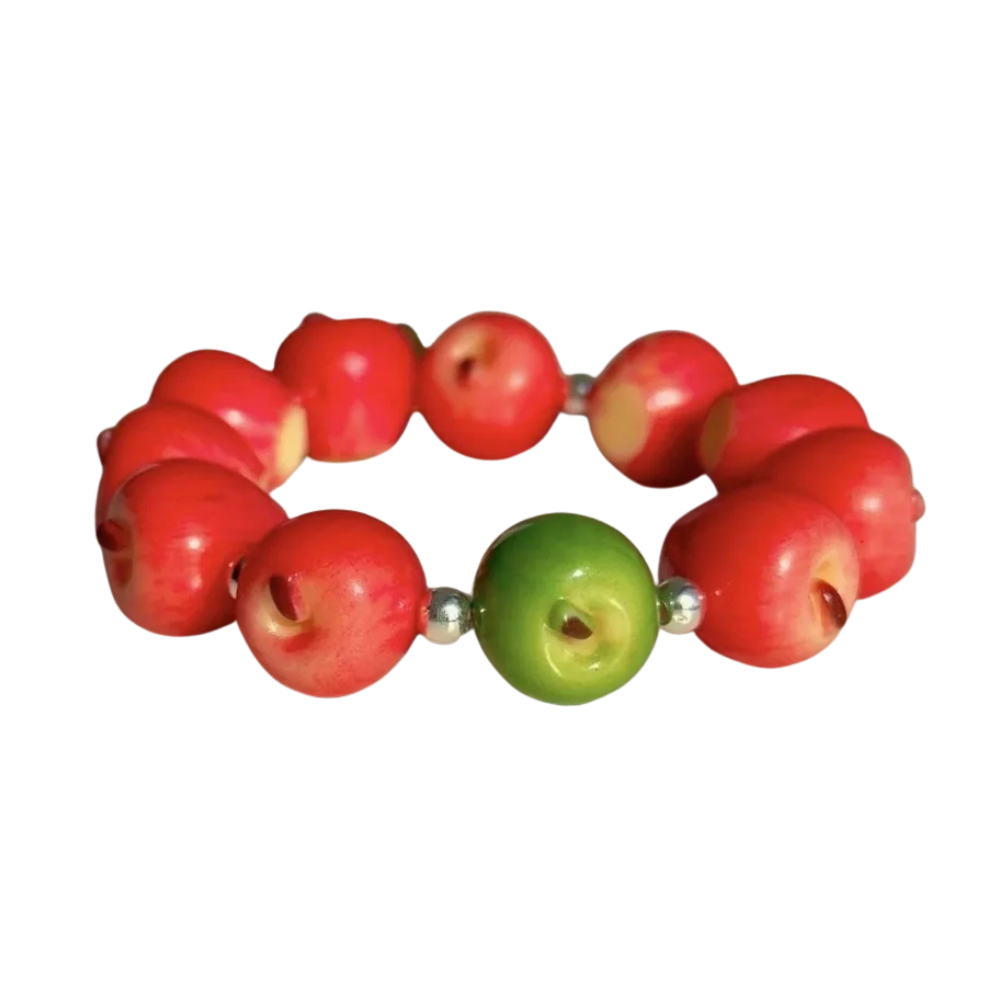 Bracelet en Perles de Pomme