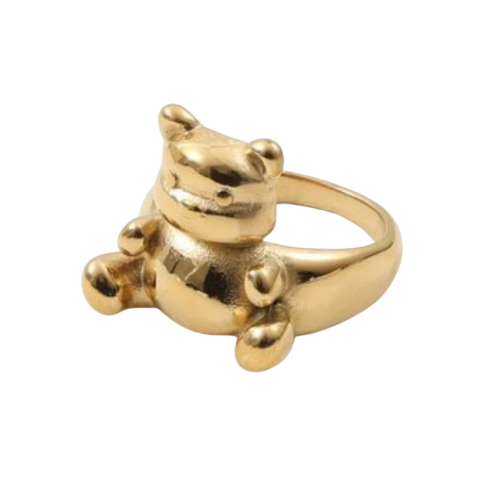 Bague Ourson Doré