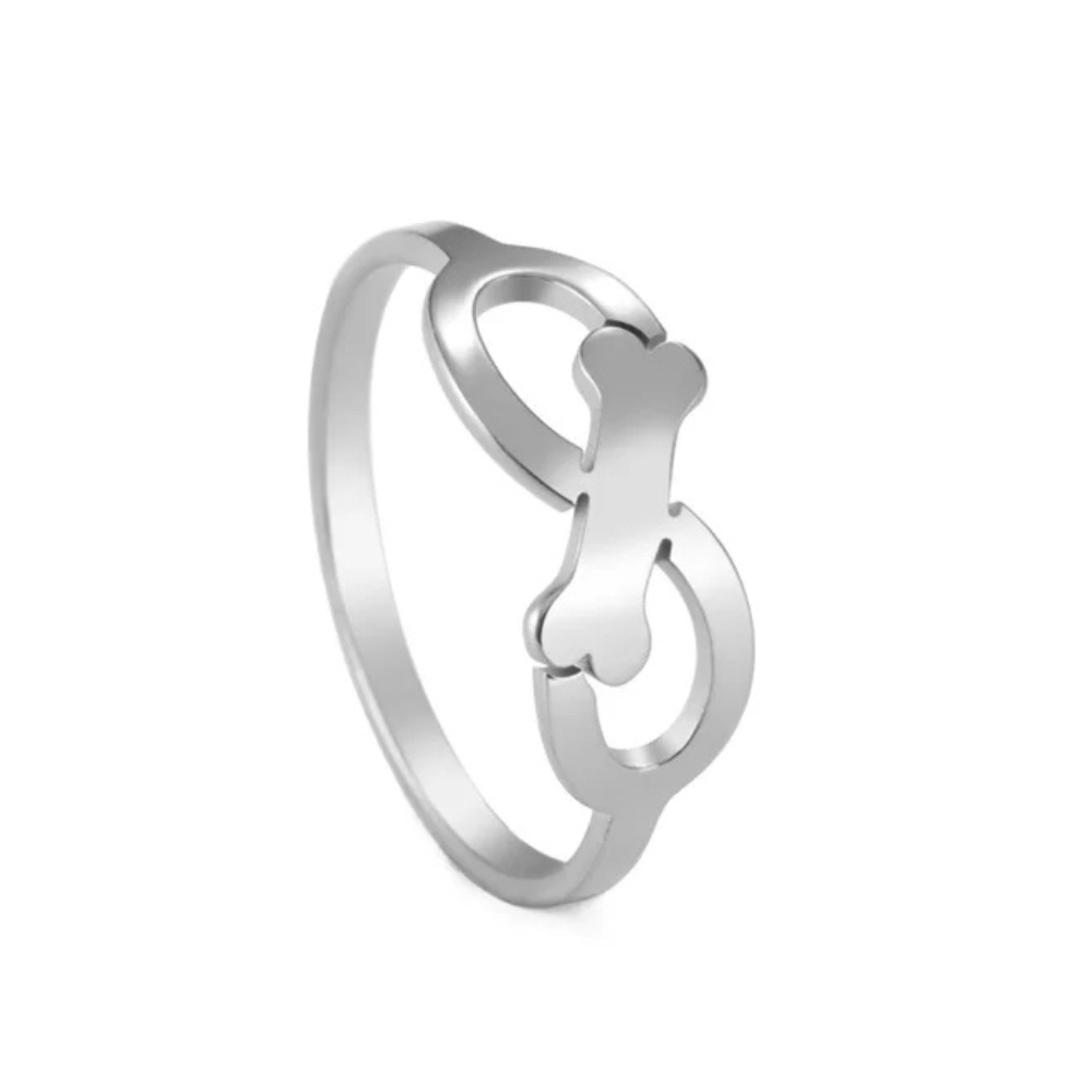 Bague Os et Infini argent