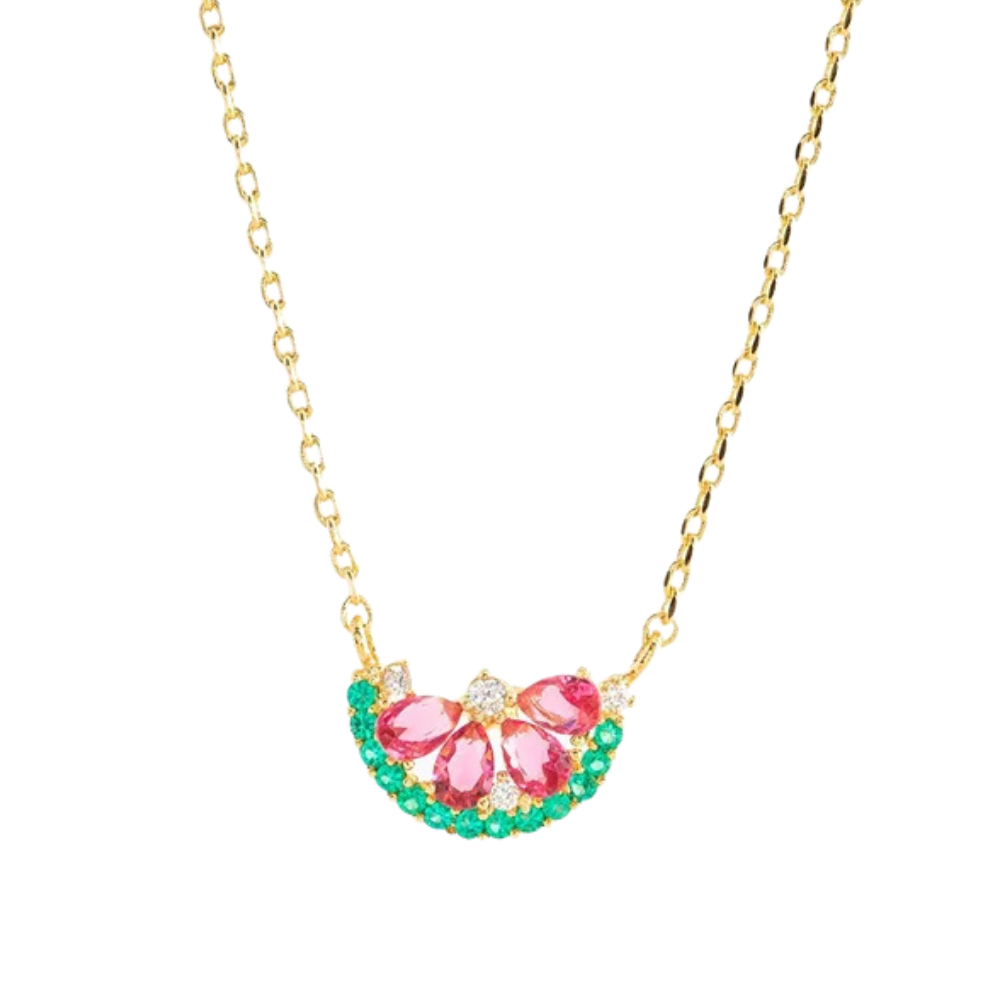 Collier Pastèque Strass