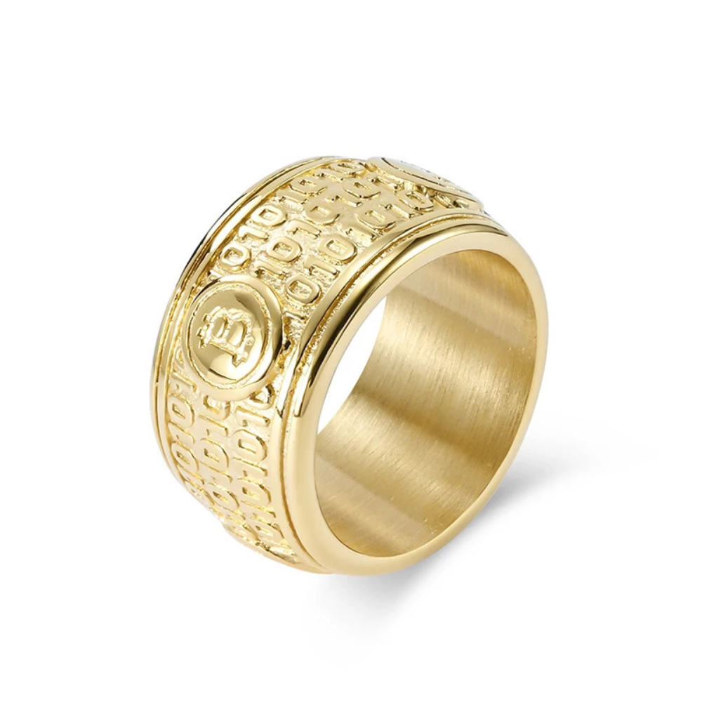 Bague Bitcoin or