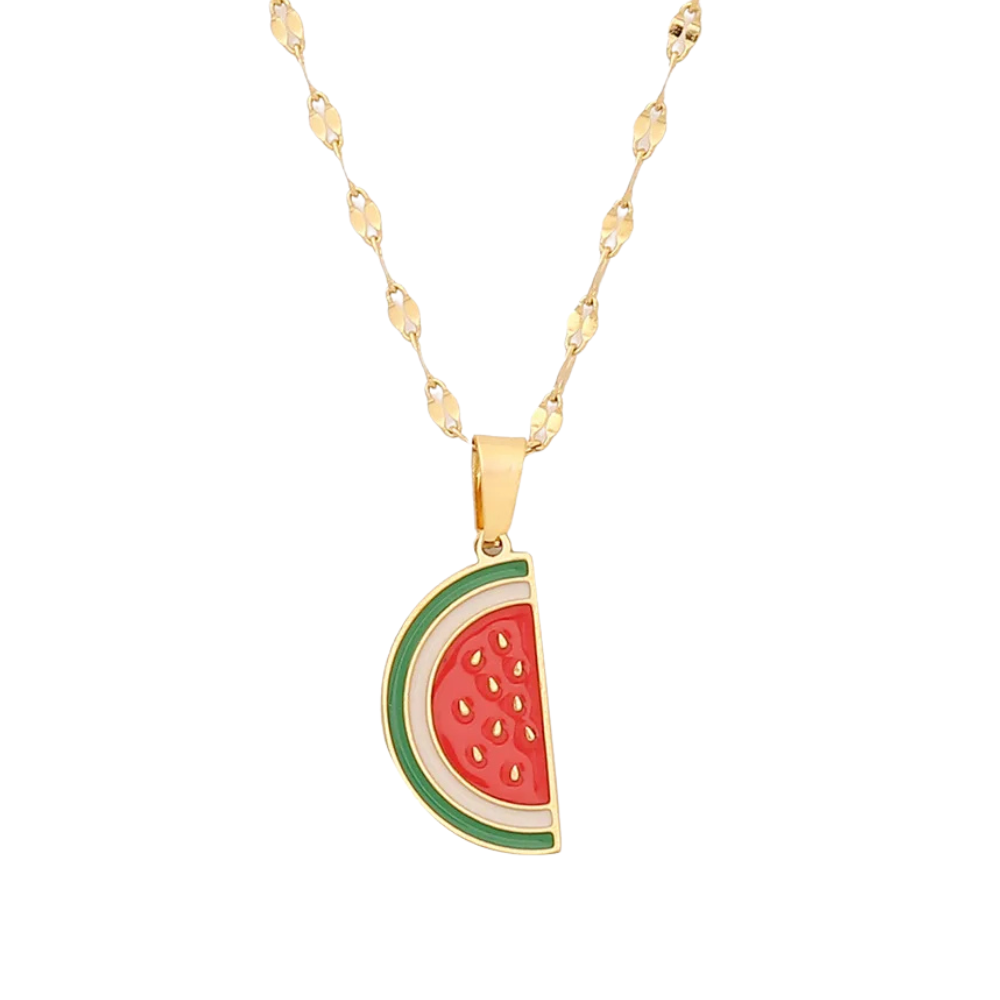Collier Pastèque Or