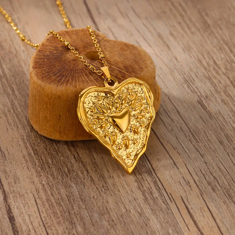Collier Coeur Design or