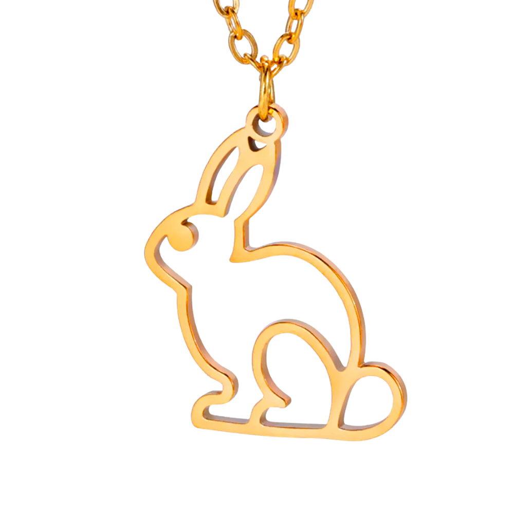 Collier Pendentif Lapin