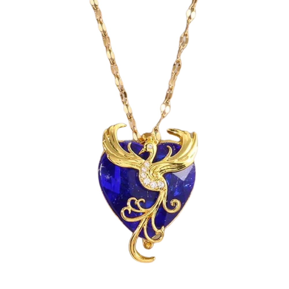 Collier Phœnix sur Cœur