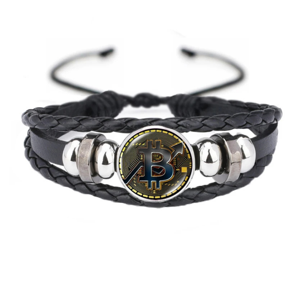 Bracelet Bitcoin Noir