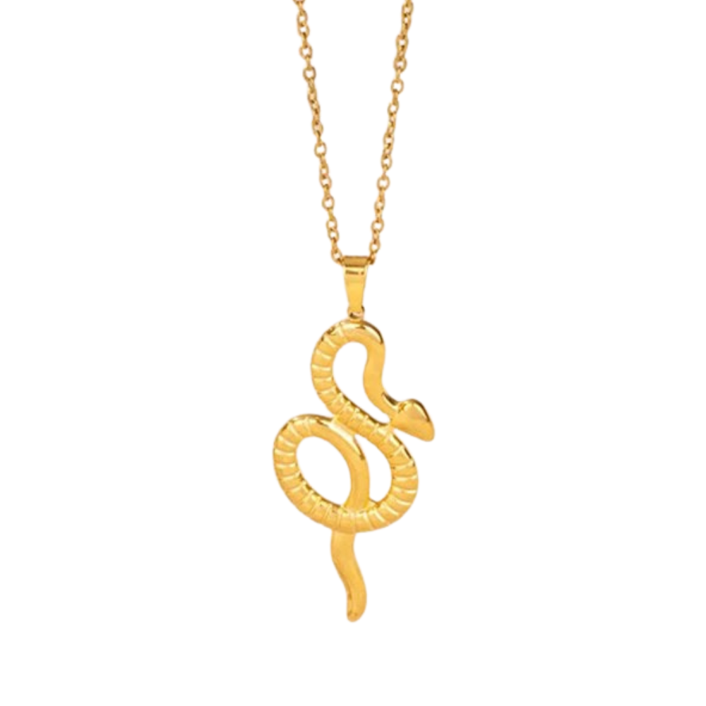 Collier Serpent Enroulé