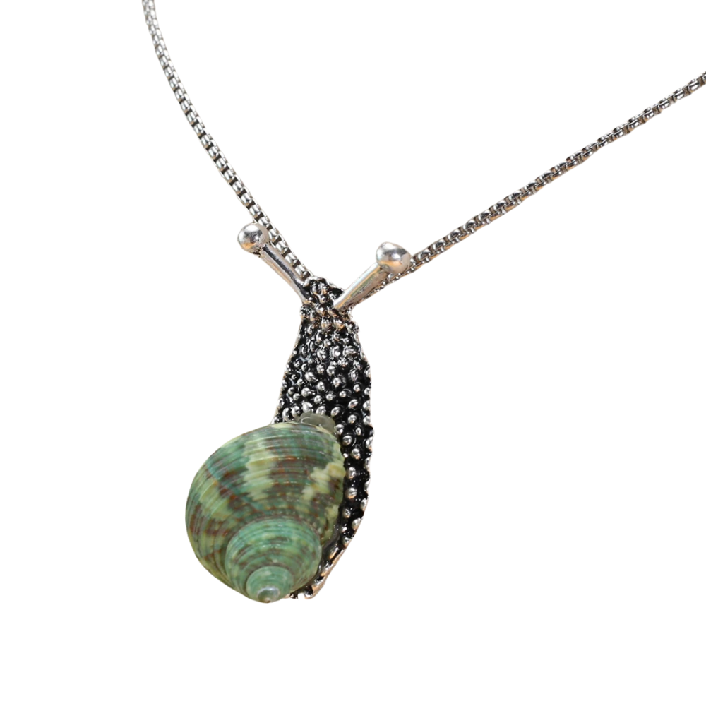 Collier Imitation Escargot