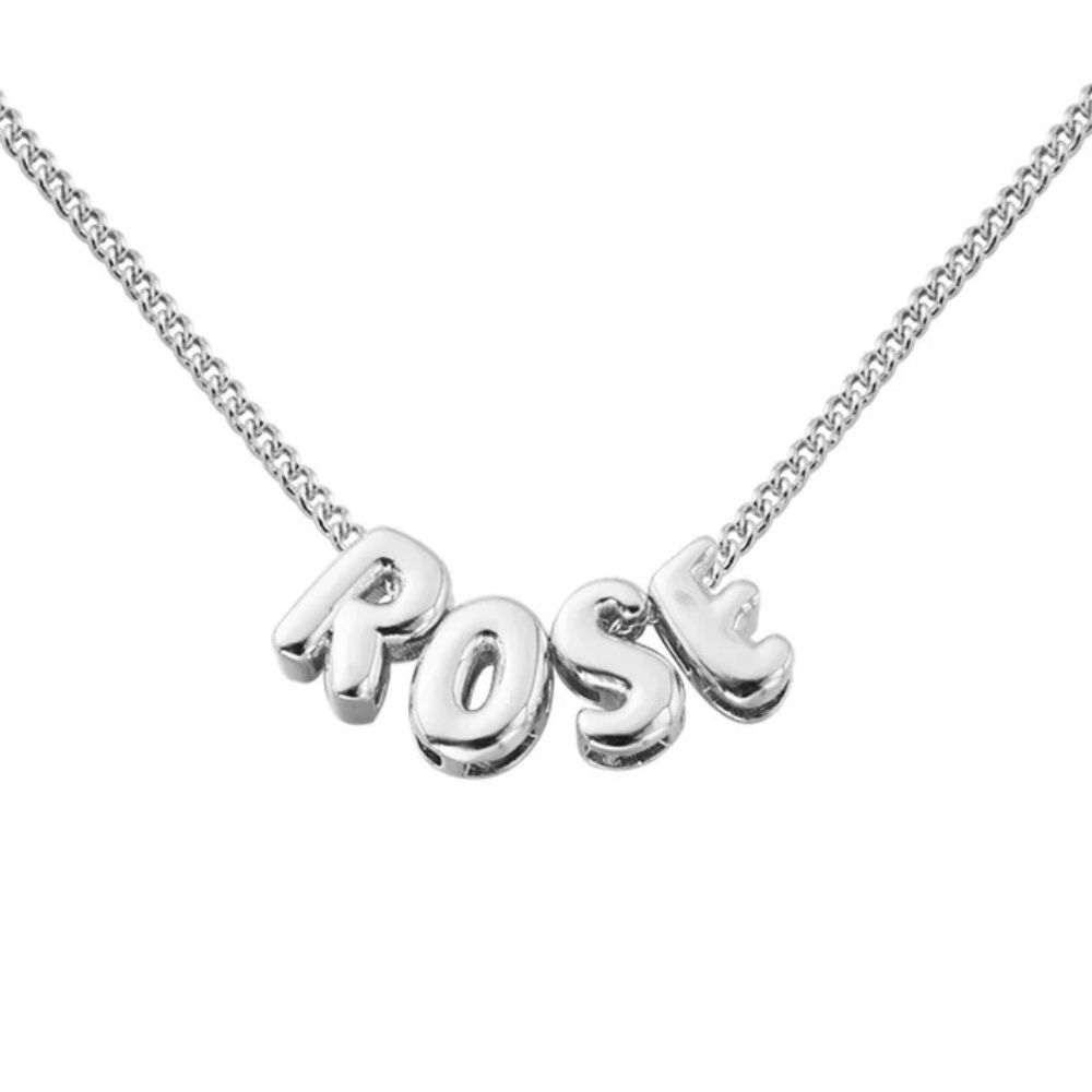 Collier Prénom Bubble