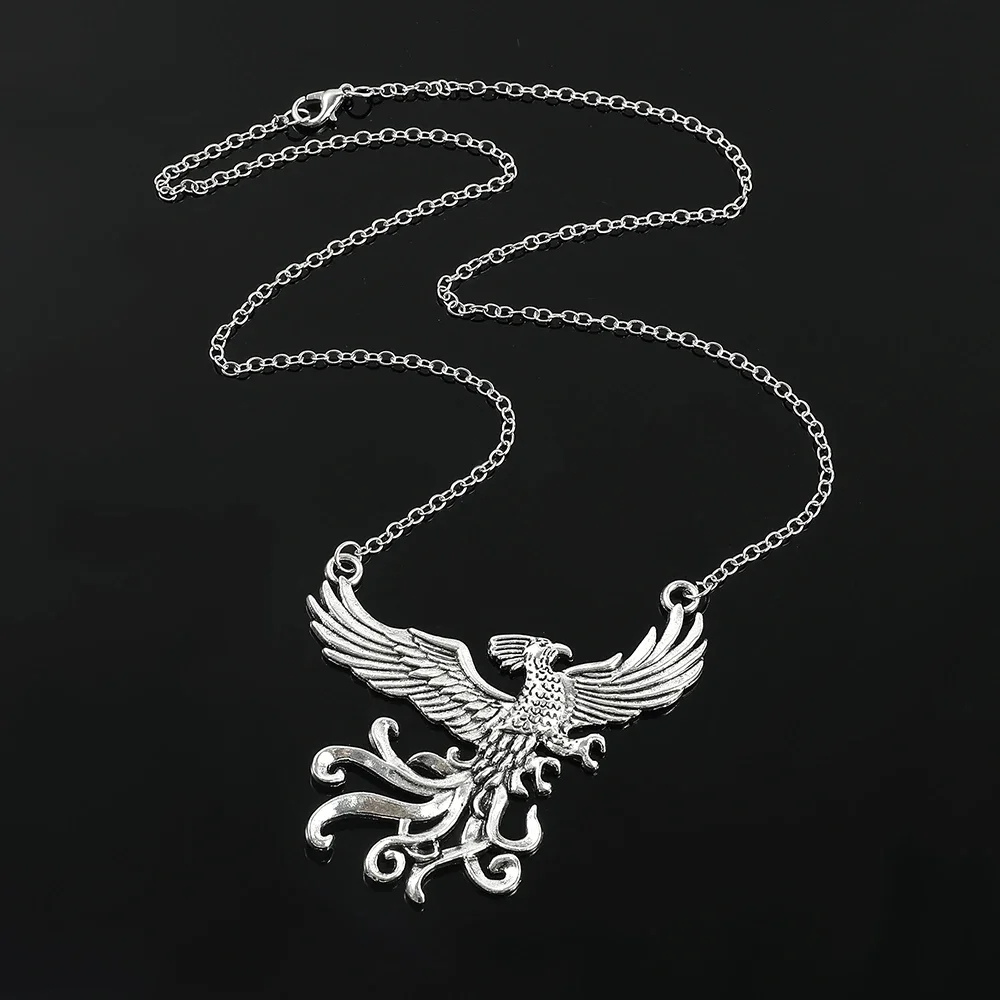 Collier Phœnix Argent pendentif
