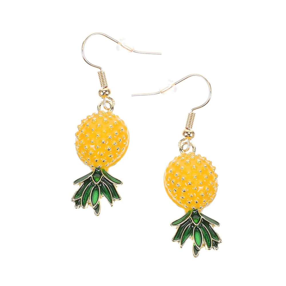 Boucles d'Oreilles Ananas à l'envers