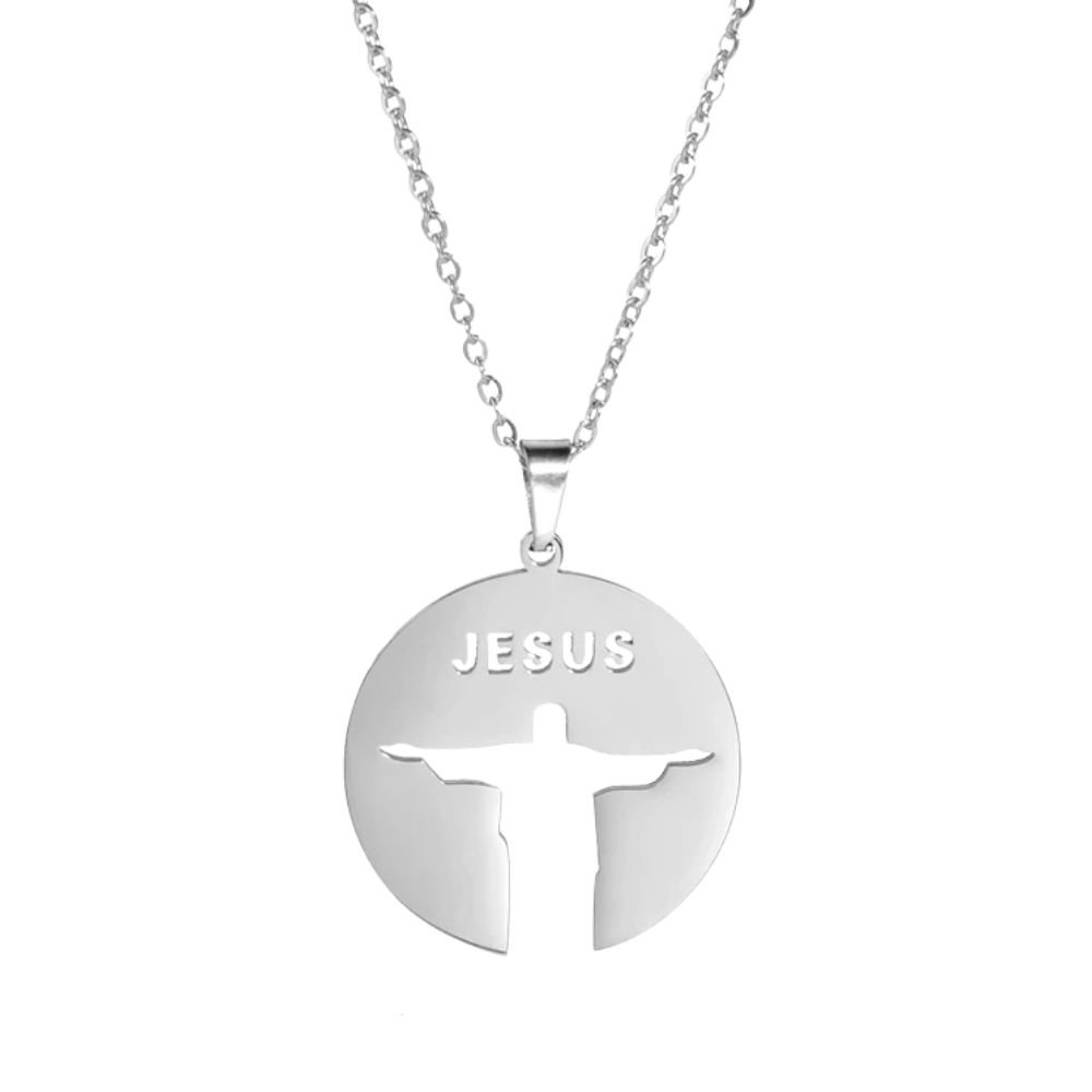 Collier Jésus Rio argent