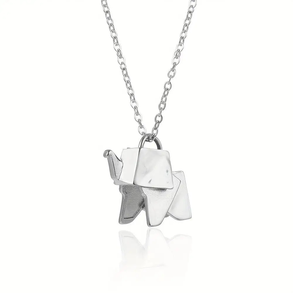 Collier Éléphant Design argent