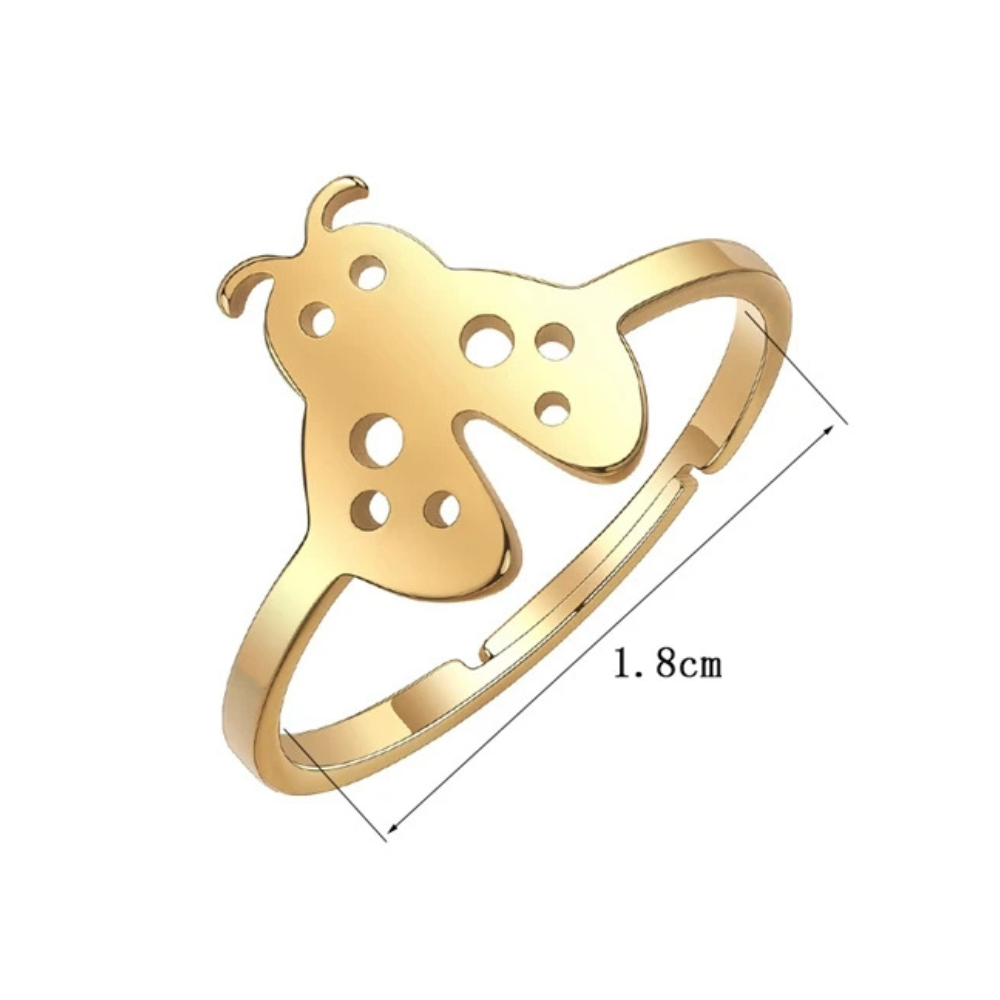 Bague Coccinelle Femme or