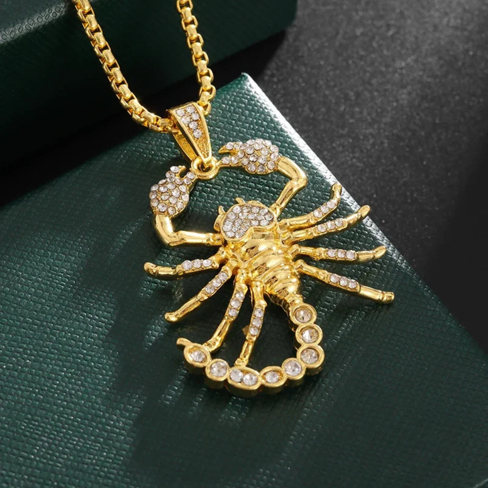Collier Scorpion Strass