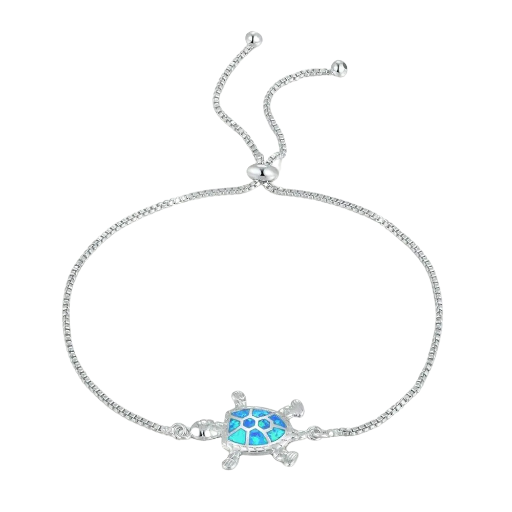 Bracelet Tortue Argent