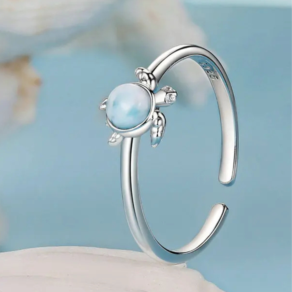 Bague Tortue Argent