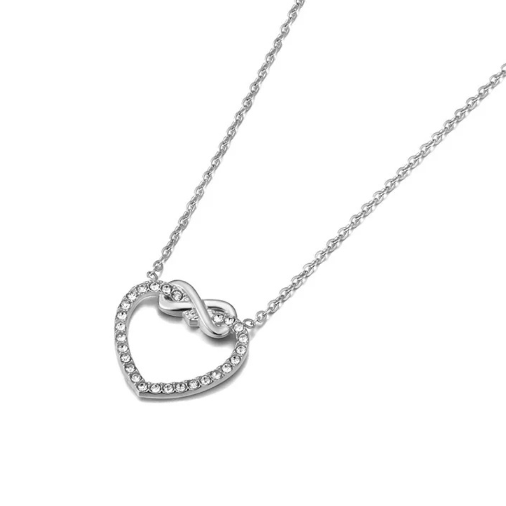 Collier Coeur Infini argent