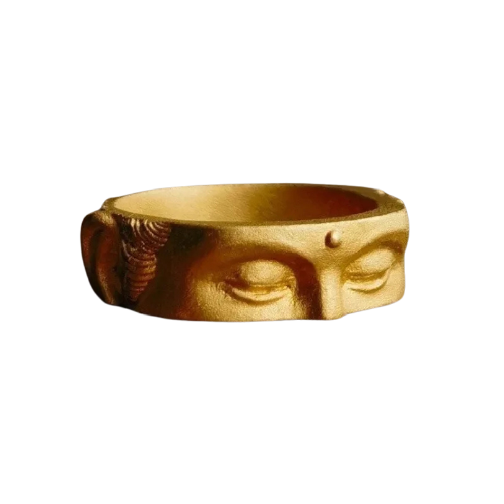Bague Bouddha Demi-Visage