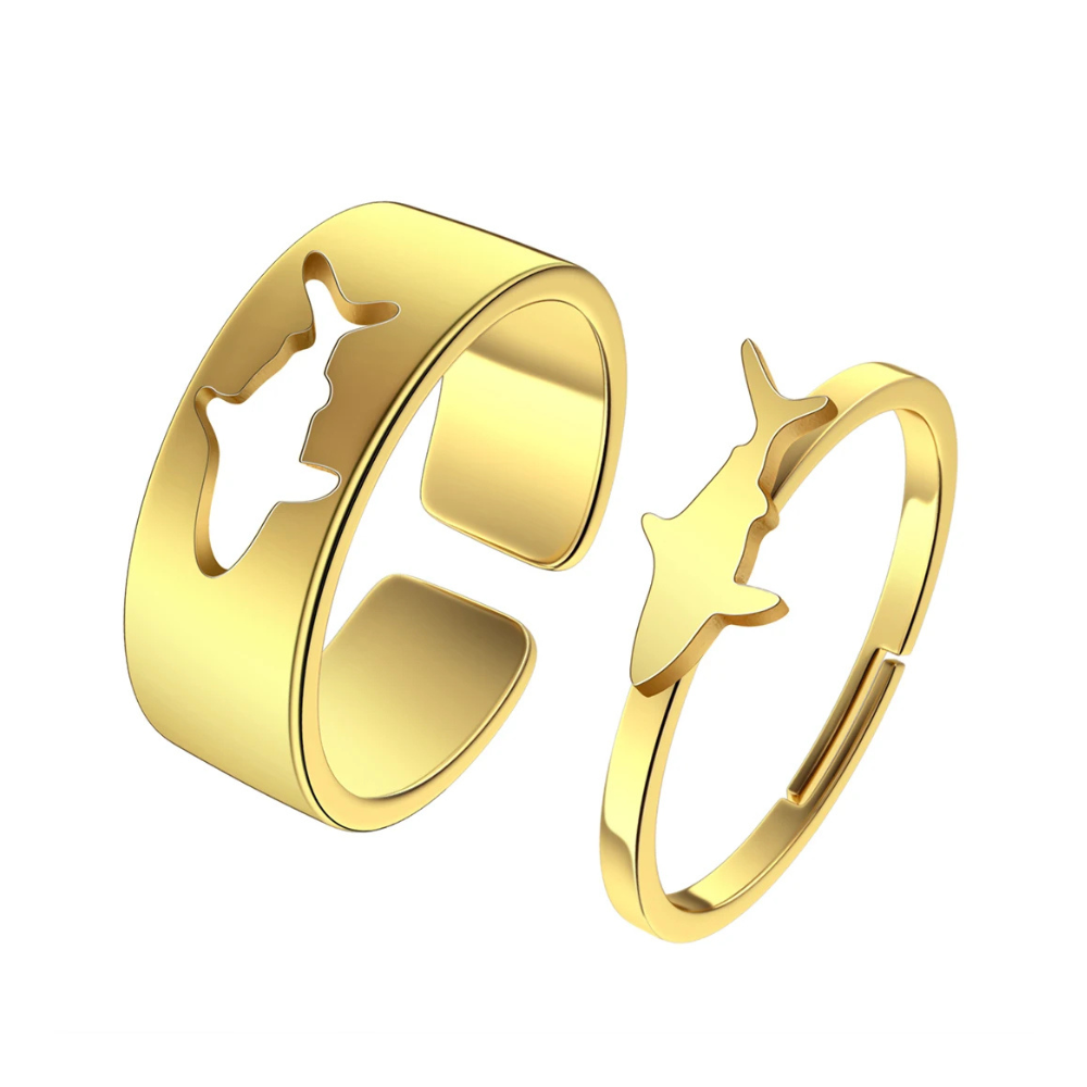Double Bague Requin