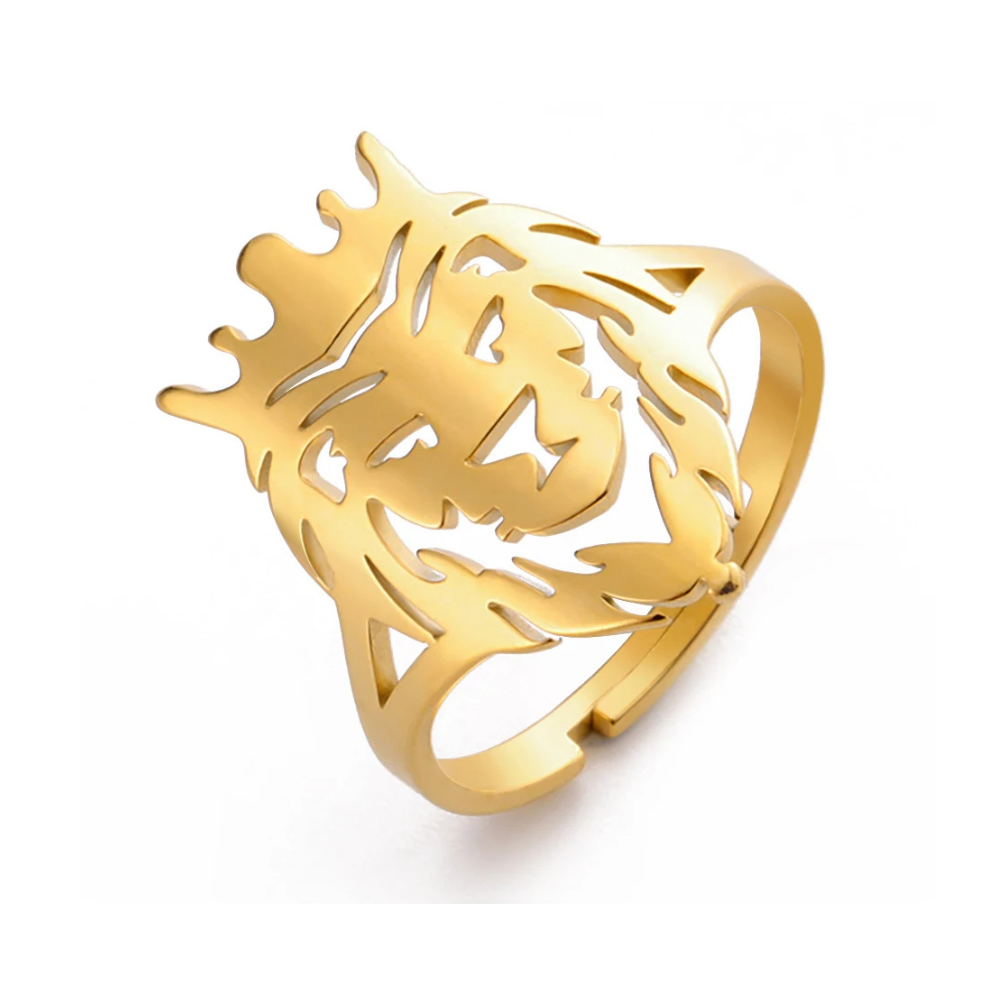 Bague Lion Couronne