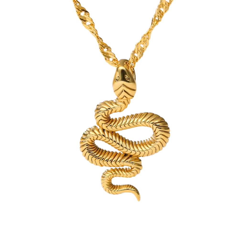 Collier Serpent Or