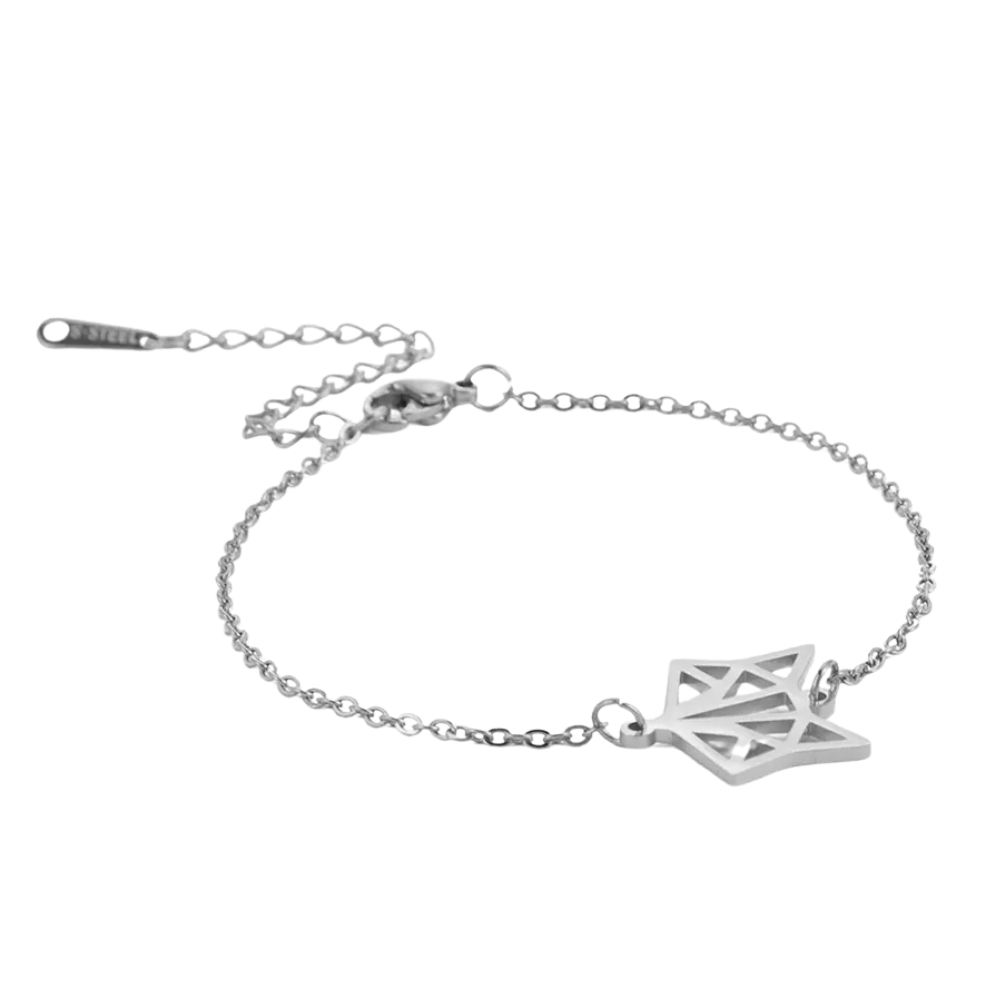 Bracelet Tête de Renard argent