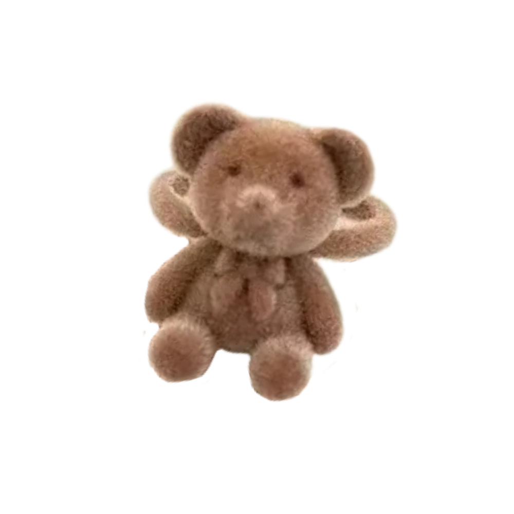 Bague Peluche marron
