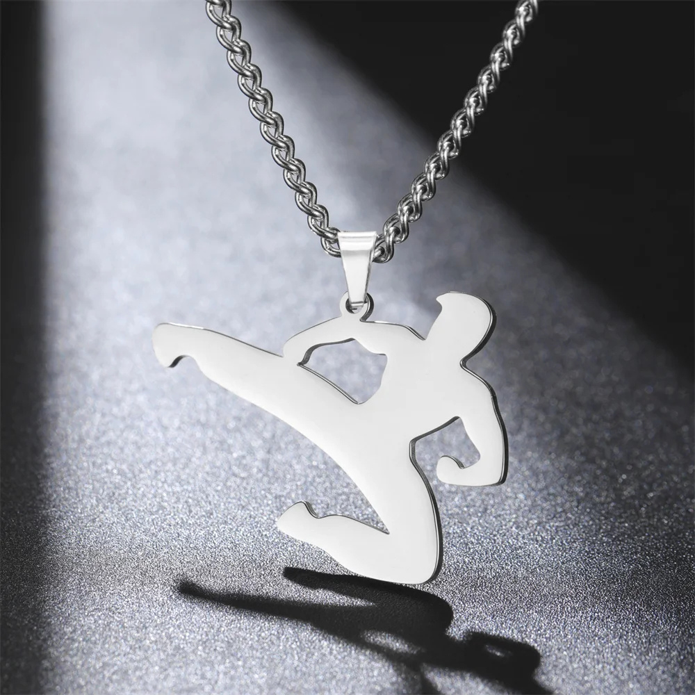 Collier Taekwondo argent