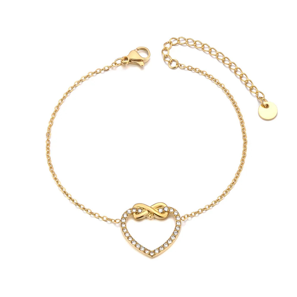 Bracelet Coeur Infini Femme