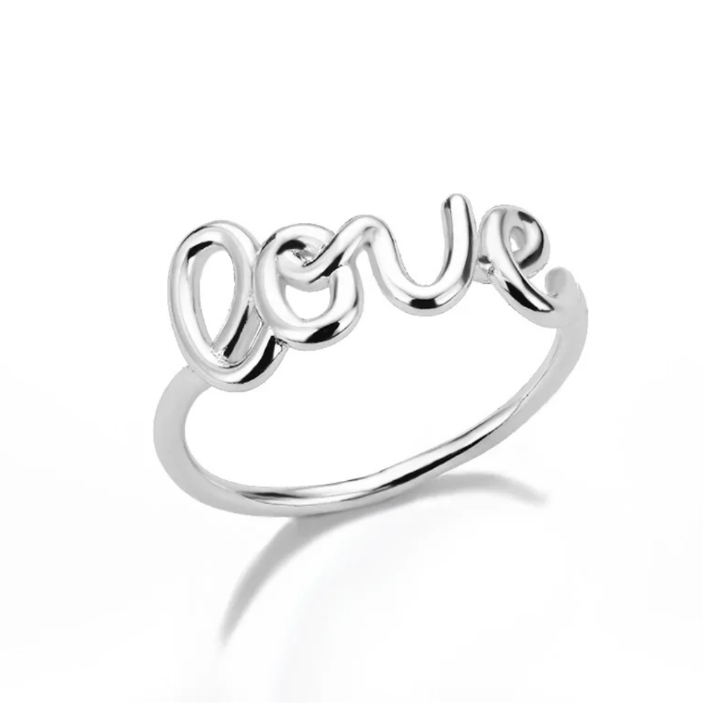 Bague Love argent