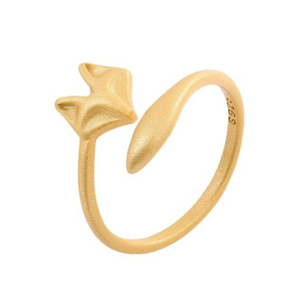 Bague Renard Brossée