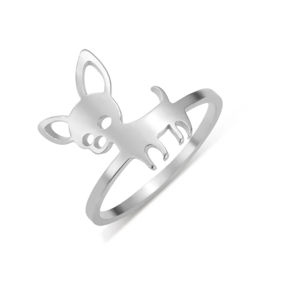 Bague Chihuahua argent