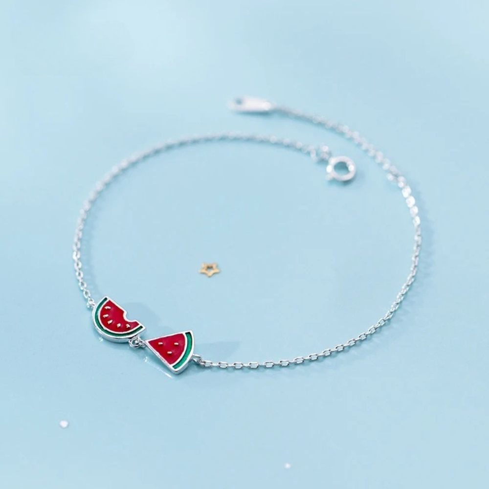 Bracelet Pastèque Argent